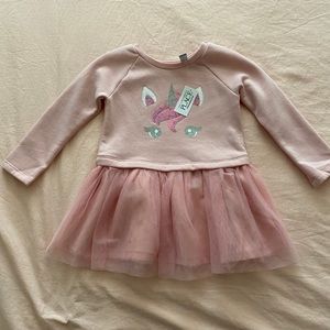 Children’s Place Unicorn Sweater Tutu Dress (3T)